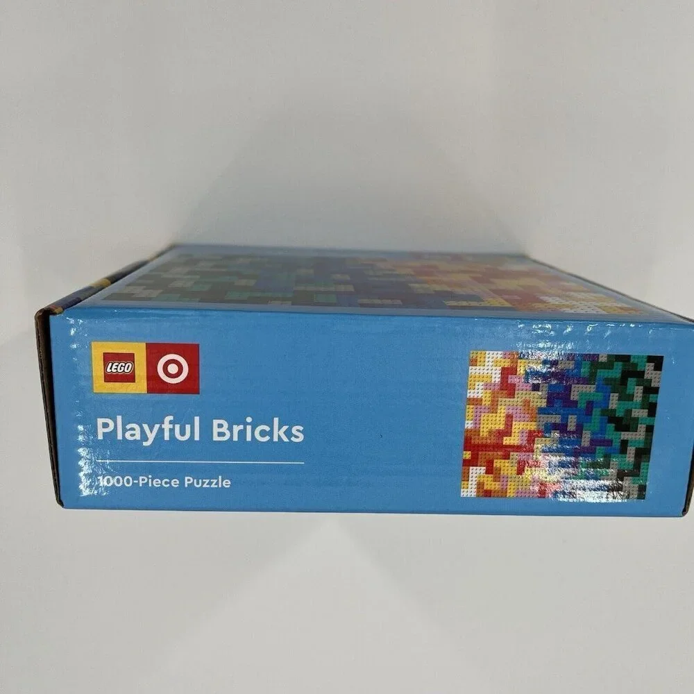 NEW LEGO x TARGET 1000 Piece Puzzle Playful Bricks Colorful Homeschool